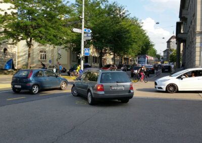 Schlossbergplatz, 2016: Koexistenz?